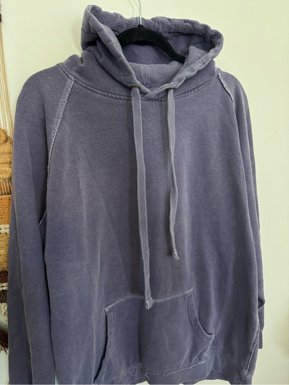 Comfort Colors Garment-Dyed Hoodie - Faded Purple/Grey - Men's L - Picture 2 of 4